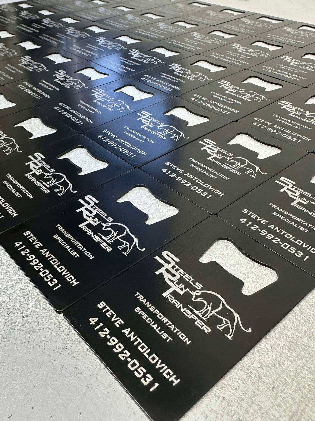 CUSTOM Bottle Opener Business Cards