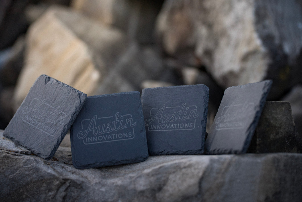 Austin Innovations Slate Coasters