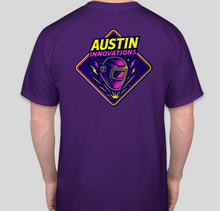 Load image into Gallery viewer, Austin Innovations RETRO Logo Tee – BLACKBERRY
