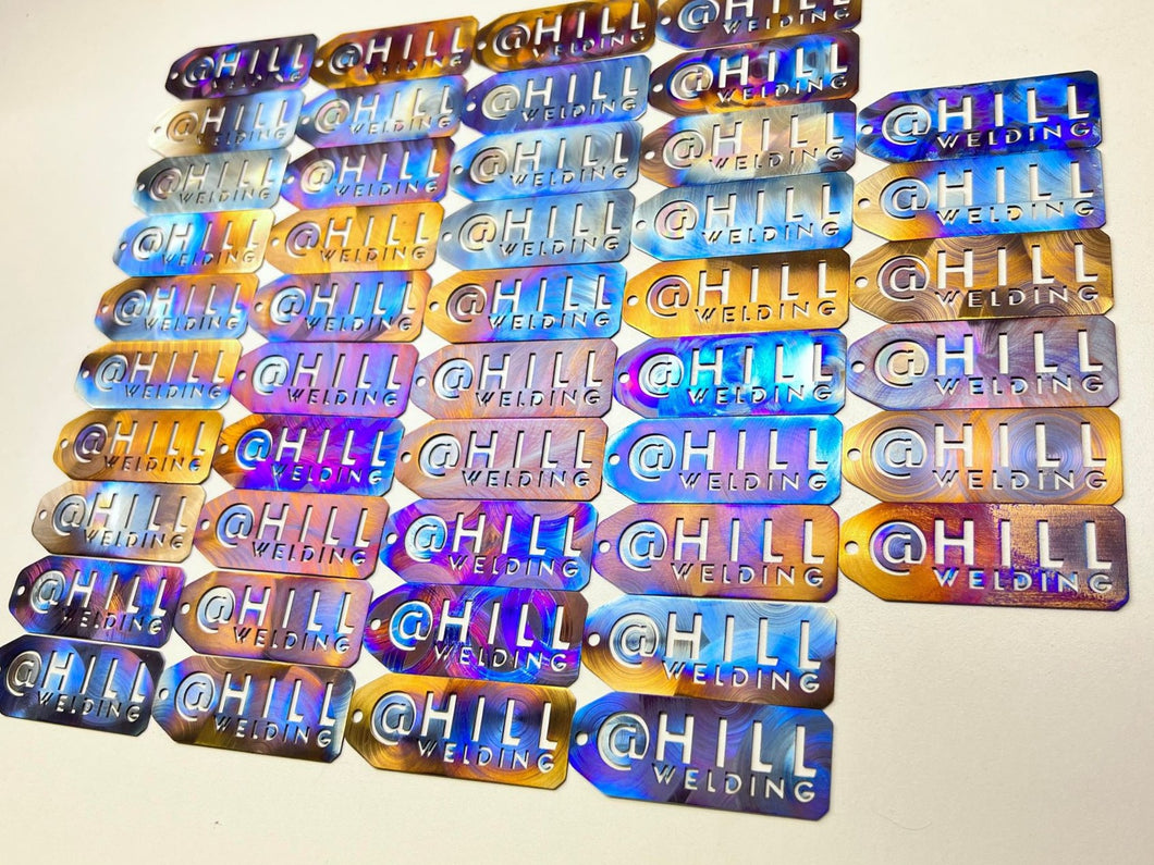 @HillWelding Titanium Keychain