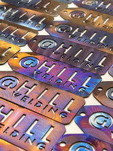Load image into Gallery viewer, @HillWelding Titanium Keychain

